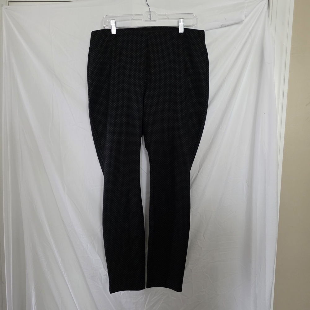 White House Black Market Dark Textured Leggings
